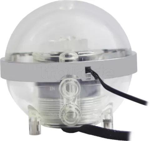 Photo de Pompe Watercooling Alphacool Eisball Digital RGB (Transparent)