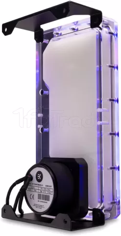 Photo de Pompe Watercooling avec réservoir Ekwb EK-Quantum Kinetic FLT D5 240 RGB (Transparent/Noir)