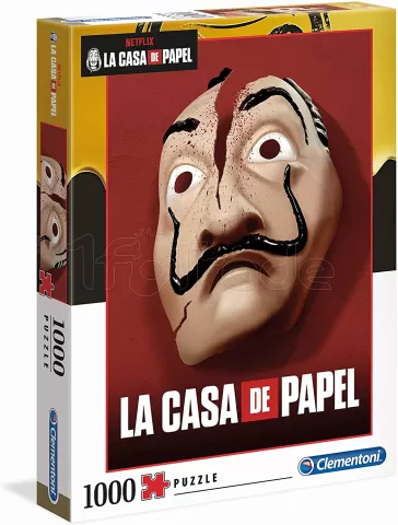 Photo de Puzzle Clementoni - La Casa del Papel : Masque (1000 pièces)