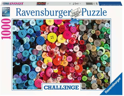 Photo de Puzzle Ravensburger - Challenge : Boutons (1000 pièces)