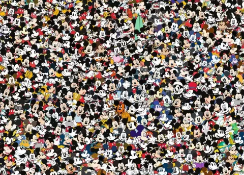 Photo de Puzzle Ravensburger - Challenge : Mickey Mouse (1000 pièces)