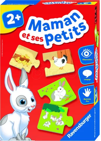 Photo de Puzzle Ravensburger Maman et Ses Petits