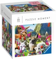 Photo de Puzzle Ravensburger - Moment Lamas (99 pièces)