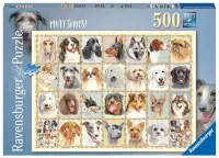 Photo de Puzzle Ravensburger - Portraits de chiens (500 pièces)