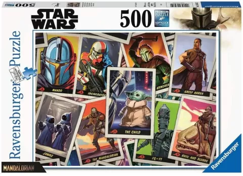 Photo de Puzzle Ravensburger - Star Wars Mandalorian (500 pièces)