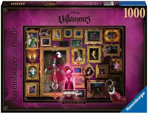 Photo de Puzzle Ravensburger Villainous : Capitaine Crochet (1000 pièces)