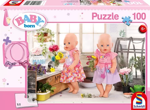 Photo de Puzzle Schmidt - Baby born fleuriste (100 pièces)