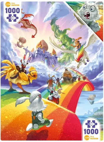 Photo de Puzzle Twist - Bunny Kingdom In The Sky (1000 pièces)