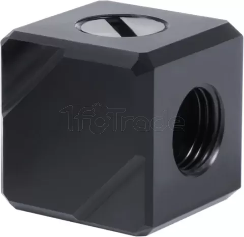 Photo de Raccord 5 voies pour G1/4 Alphacool Eiszapfen (Noir)