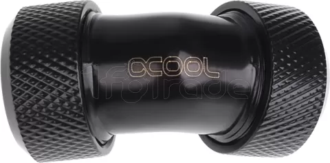 Photo de Raccord à 45° à compression pour Tube Ø13mm Alphacool Eiszapfen (Noir)