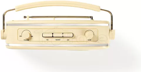 Photo de Radio FM Portable Nedis (Beige)