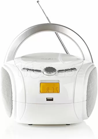 Photo de Radio FM Portable Nedis Boombox (blanc)