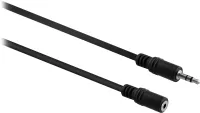 Photo de Rallonge Câble Jack 3,5mm T'nB M/F 2m (Noir)