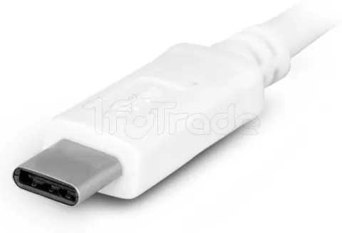 Photo de Rallonge Cable USB type C Urban Factory 1m M/F (Blanc)