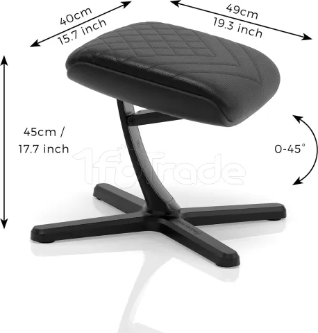 Photo de Repose-pieds Noblechairs Footrest 2 (Noir)