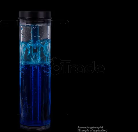 Photo de Réservoir Alphacool Eisbecher D5 250 (Transparent/Noir)