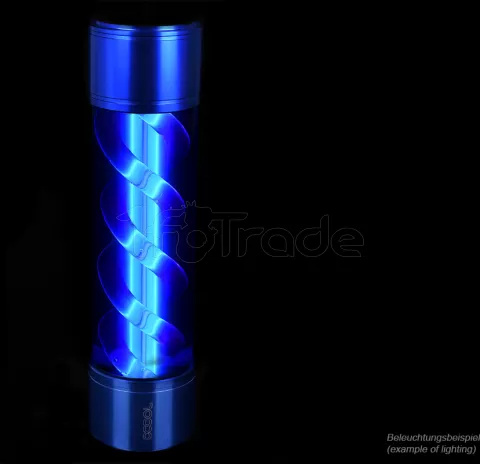 Photo de Réservoir Alphacool Eisbecher Helix 250 (Transparent/Bleu)