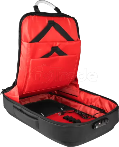 Photo de Sac à Dos Ordinateur Portable Mars Gaming MB2 17,3"max (Noir/Rouge)