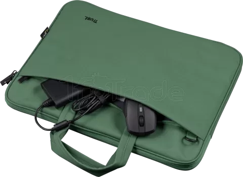 Photo de Sacoche Ordinateur Portable Trust Eco Bologna 16"max (Vert)