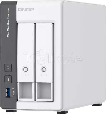 Photo de Serveur NAS Qnap TS-216G - 2 baies (Blanc)