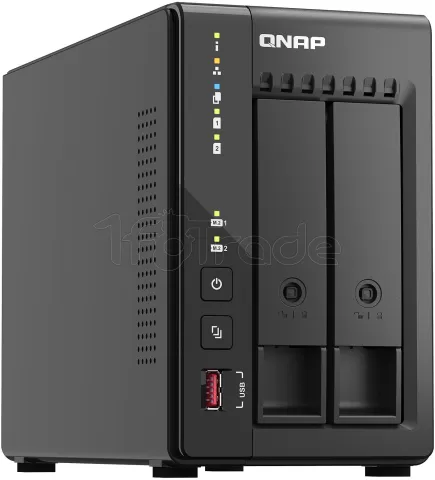 Photo de Serveur NAS Qnap TS-253E 8Go - 2 baies (Noir)