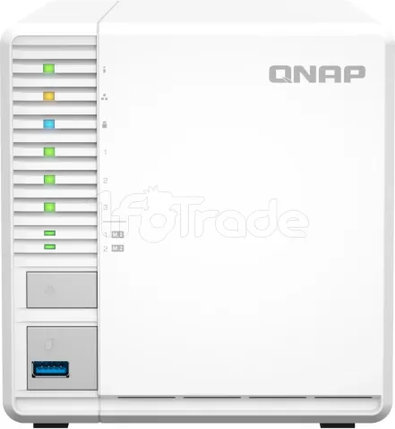 Photo de Serveur NAS Qnap TS-364 8Go - 3 baies (Noir)