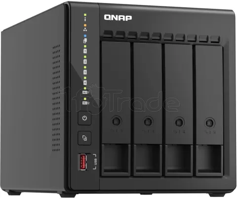 Photo de Serveur NAS Qnap TS-453E 8Go - 4 baies (Noir)