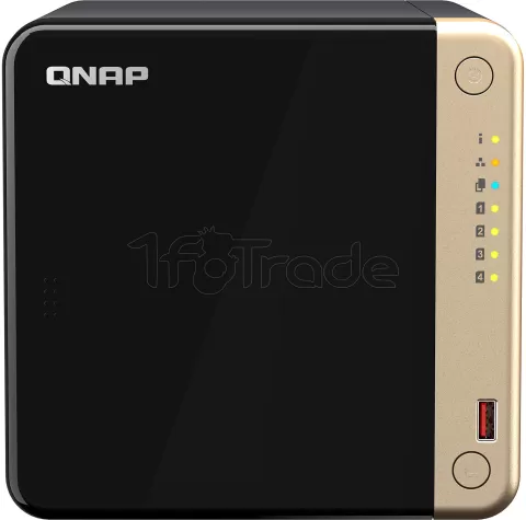 Photo de Serveur NAS Qnap TS-464 8Go - 4 baies (Noir)