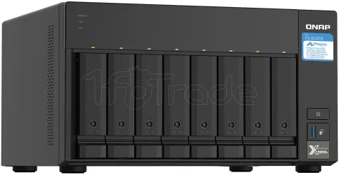 Photo de Serveur NAS Qnap TS-832PX 4Go - 8 baies (Noir)