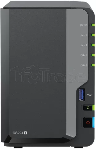 Photo de Serveur NAS Synology Diskstation DS224+ - 2 baies