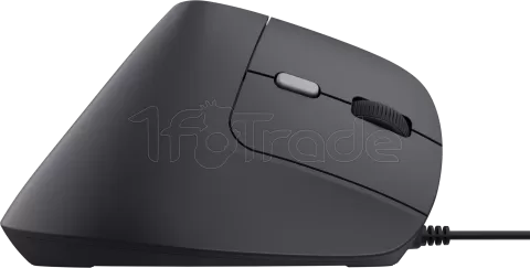 Photo de Souris filaire ergonomique Trust Bayo II (Noir)