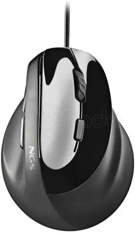 Photo de Souris filaire ergonomique verticale NGS Samsara (Noir)