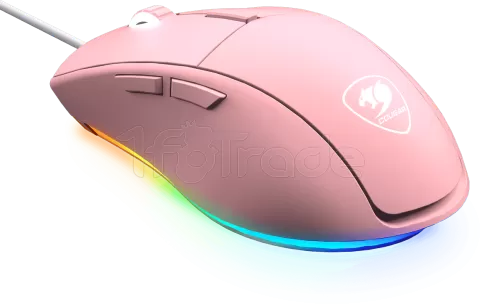 Photo de Souris filaire Gamer Cougar Minos XT RGB (Rose)