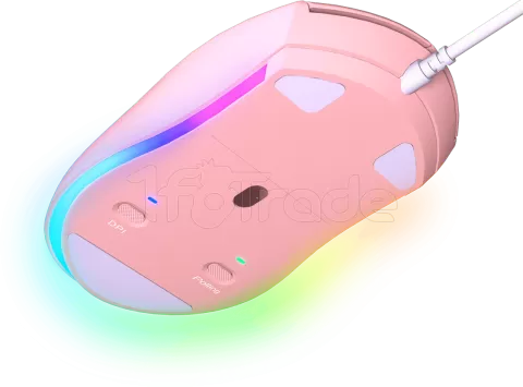 Photo de Souris filaire Gamer Cougar Minos XT RGB (Rose)