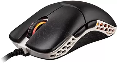 Photo de Souris filaire Gamer Ducky Feather Omron RGB (Noir/Blanc)