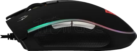 Photo de Souris filaire Gamer Gamdias Zeus E2 RGB avec Tapis de souris (Noir)