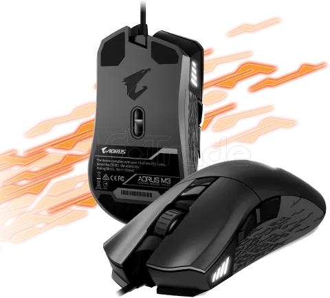 Photo de Souris filaire Gamer Gigabyte Aorus M3 RGB (Noir)