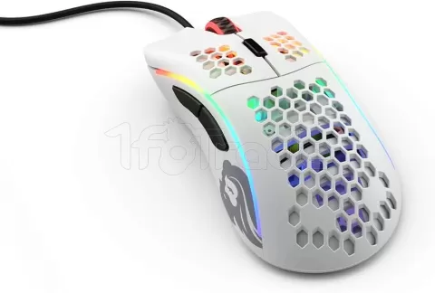 Photo de Souris filaire Gamer Glorious Model D Minus (D-) RGB (Blanc Mat)