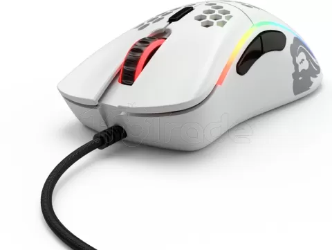 Photo de Souris filaire Gamer Glorious Model D Minus (D-) RGB (Blanc Mat)