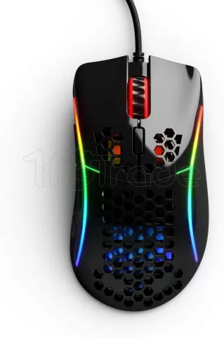 Photo de Souris filaire Gamer Glorious Model D Minus (D-) RGB (Noir Brillant)