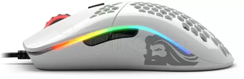 Photo de Souris filaire Gamer Glorious PC Gaming Race Model O RGB (Blanc Brillant)