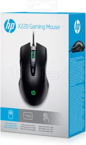 Photo de Souris filaire Gamer HP Pavilion X220 RGB (Noir)