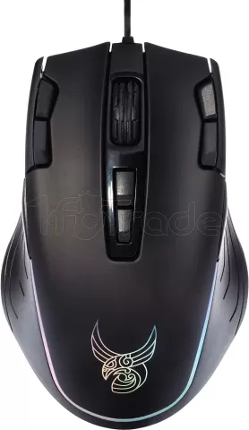 Photo de Souris filaire Gamer L33T Gaming Mjolnir RGB (Noir)