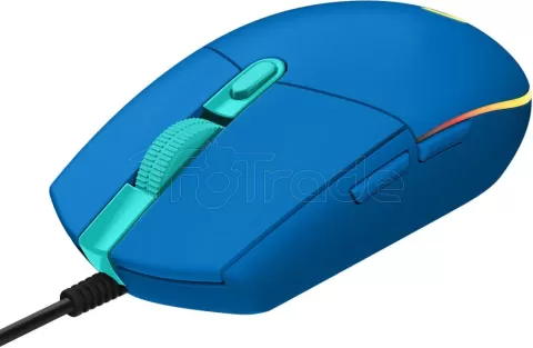 Photo de Souris filaire Gamer Logitech G203 LightSync (Bleu)