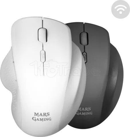 Photo de Souris filaire Gamer Mars Gaming MMWErgo (Blanc)