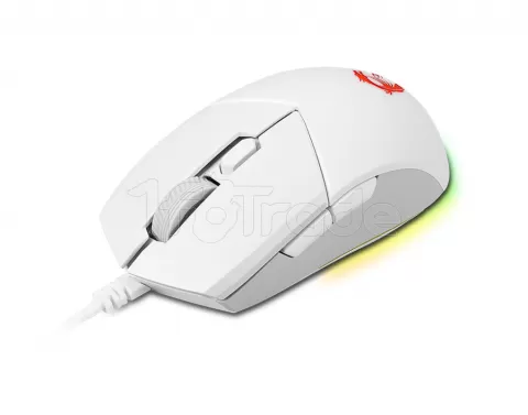 Photo de Souris filaire Gamer MSI Clutch GM11 RGB (Blanc)