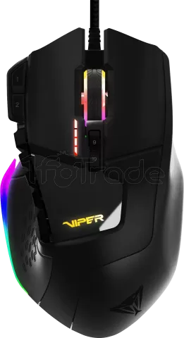 Photo de Souris filaire Gamer Patriot Viper V570 Blackout RGB (Noir)