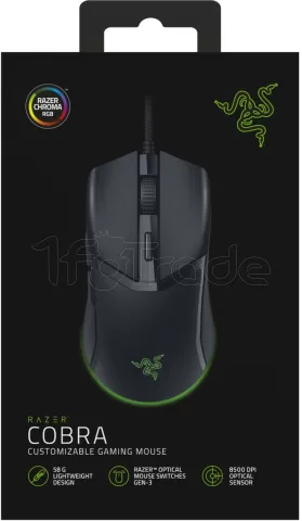 Photo de Souris filaire Gamer Razer Cobra RGB (Noir)