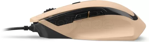 Photo de Souris filaire Gamer Sharkoon Shark Force (Beige)