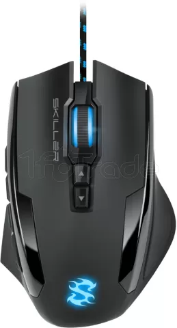 Photo de Souris filaire Gamer Sharkoon Skiller SGM1 RGB (Noir)